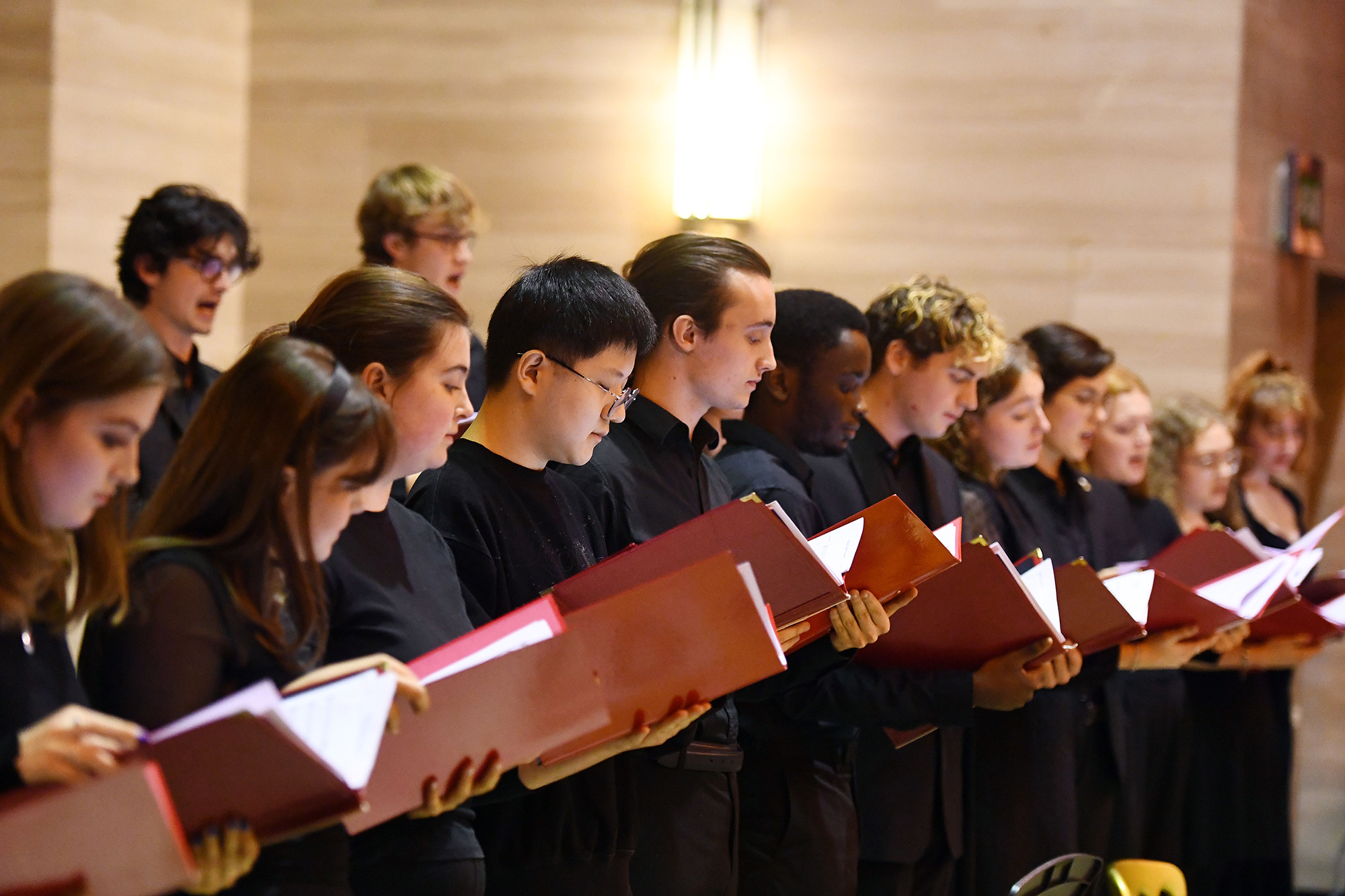 Music School Students singing