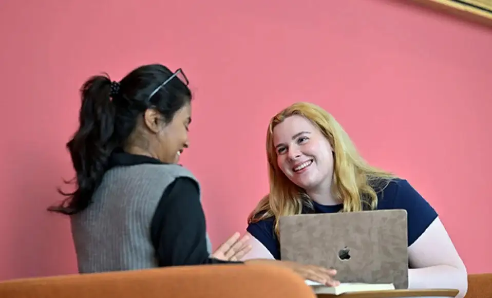 students-talking Students talking